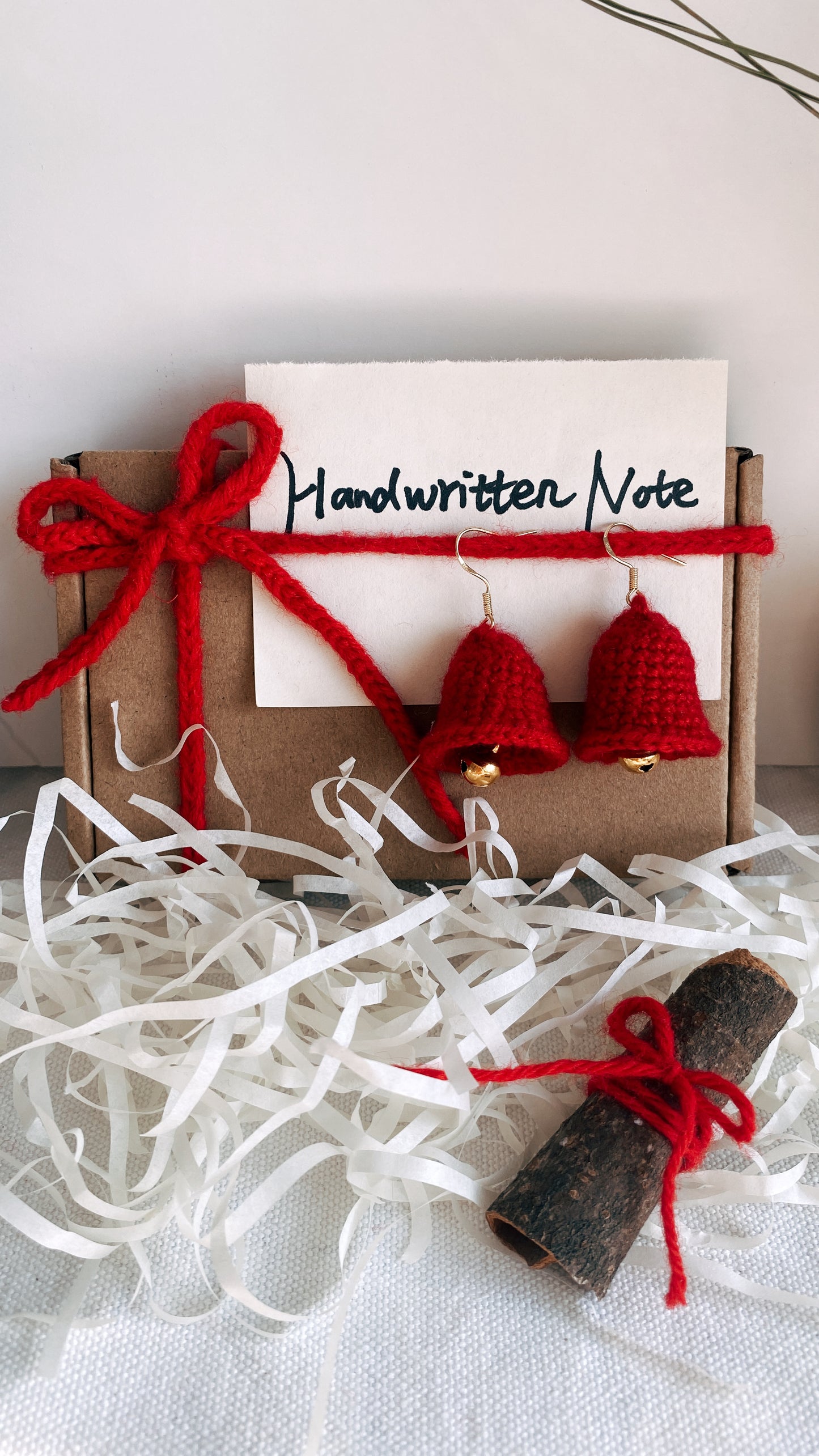 Jingle Bell Joy Earrings | Hand-Crocheted Festive Silver Bells |925 Sterling Silver Plated with 18K Gold | Holiday Gift