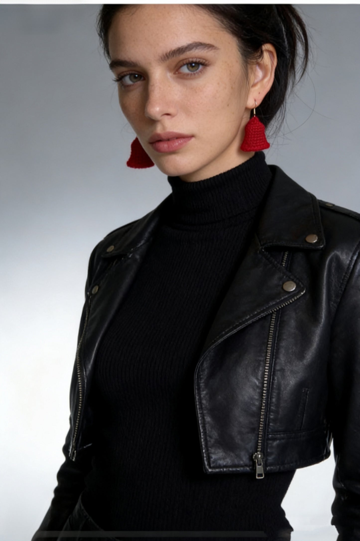 Jingle Bell Joy Earrings | Hand-Crocheted Festive Silver Bells |925 Sterling Silver Plated with 18K Gold | Holiday Gift